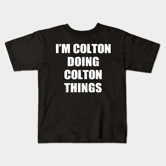 Colton Kids T-Shirt by family.d